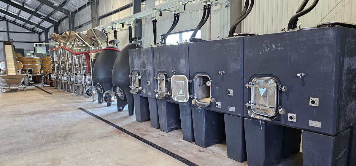 Cement tanks at Redtail