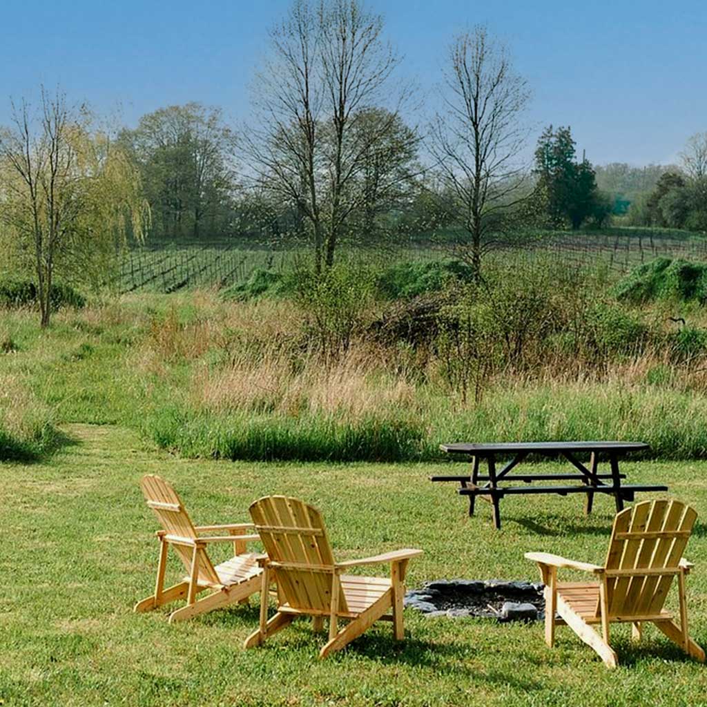 Redtail Vineyards firepit